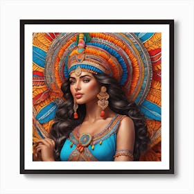 Mexican Woman 1 Art Print