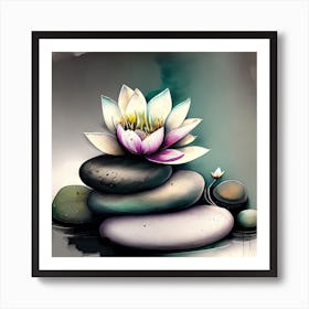 Lotus Flower Art Print