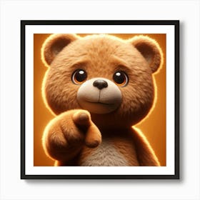 Teddy Bear 46 Art Print