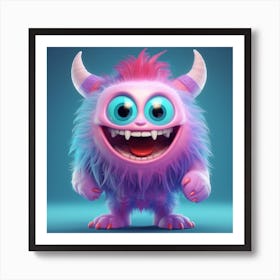 Monster 3d 3 Art Print