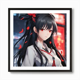 Anime girl 2 Art Print