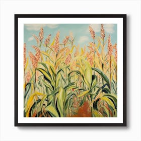 Corn Field Art Print