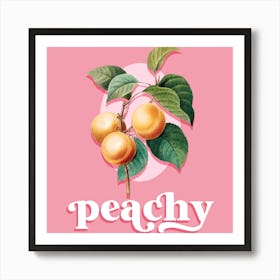 Peachy 1 Art Print