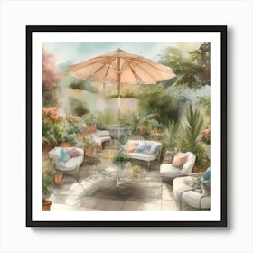 Garden In Bloom Art Print