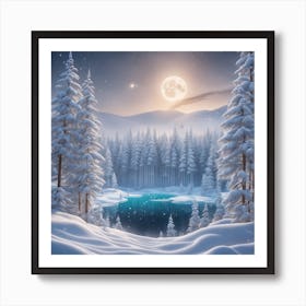 Winter Landscape 23 Art Print