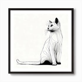 Siamese Cat - 1 Art Print