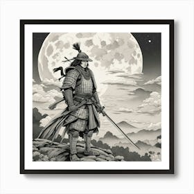 Samurai Art 54 Art Print