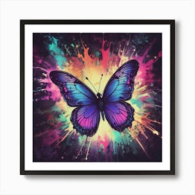 Butterfly Painting 297 Art Print