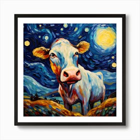 Vincent Van Cow Art Print