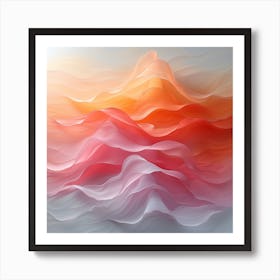 Abstract Abstract Wave Art Print