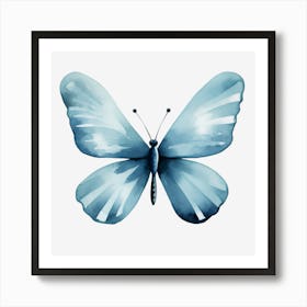 Blue Butterfly Art Print