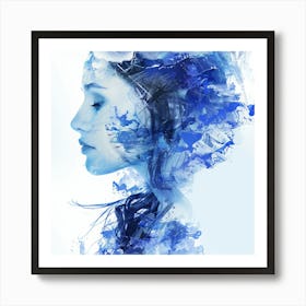 Portrait Of A Woman Art Print