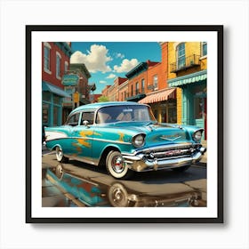 Chevrolet Bel Air 1 Art Print