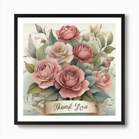 Thank You Card Art Print