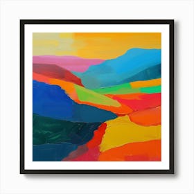 Abstract Travel Collection China 5 Art Print