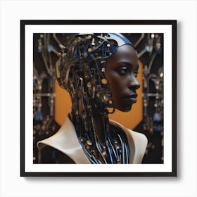 Robot Woman 54 Art Print