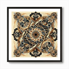 Arabic Pattern 3 Art Print