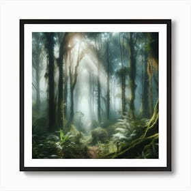 Forest - Forest Stock Videos & Royalty-Free Footage Art Print