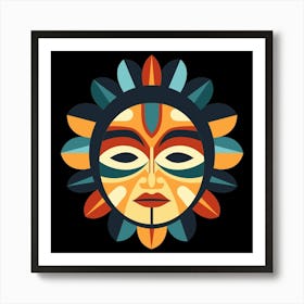Tribal Mask Art Print