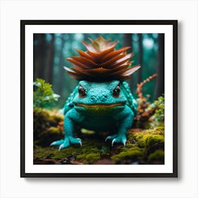 Frog In The Forest Art Print