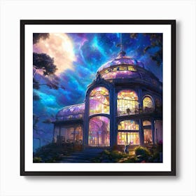 Cosmic Worlds IV Art Print