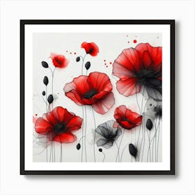 Poppies 2 Poster