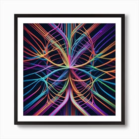 Abstract Fractal Art 9 Art Print