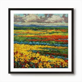 Field Of Poppies Art Print