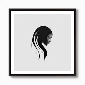 Portrait Of A Woman Art Print