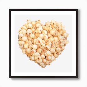 Heart Shaped Popcorn 1 Art Print