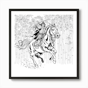 Samurai Art 81 Art Print