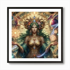 Ancient Greek Goddess Hestia 1 Art Print