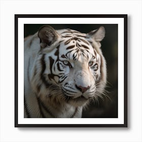 White Tiger 1 Art Print