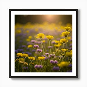 Field Of Flowers Art Print