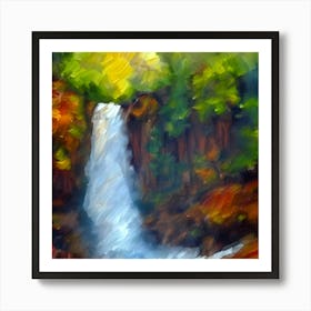 Gallon Waterfall Art Print