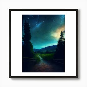 Starry Night Art Print