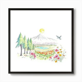 Mt Fuji 12 Art Print