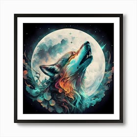 Howling Wolf Póster