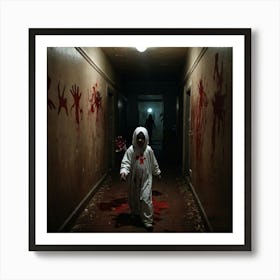 Child In A Hallway Art Print