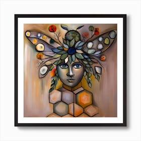 Bee Goddess Art Print