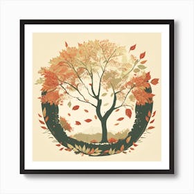 Autumnal Scene Art Print