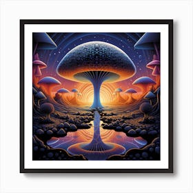 Mushroom HQ Art Print