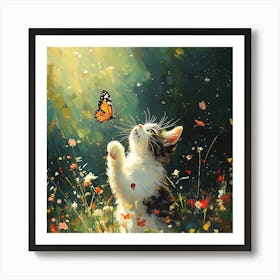 Butterfly Cat 2 Poster