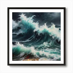 Stormy Sea Art Print