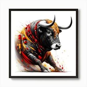 Animal Creative Portrai Illustrationt 15 Art Print