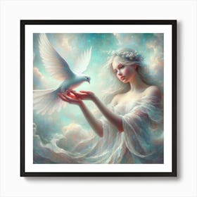 Dove Of Peace 1 Art Print