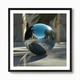 Mirrored Ball 3 Art Print