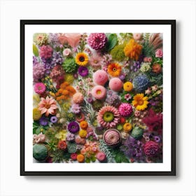 Flower Arrangement Art Print