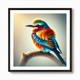 Colorful Bird 7 Art Print