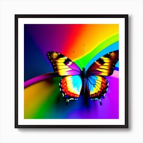 Rainbow Butterfly 5 Póster